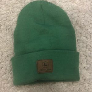 Never worn John Deere beanie
